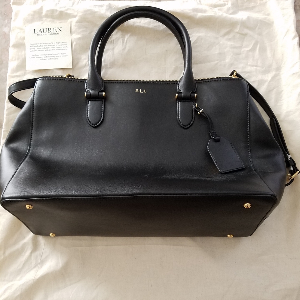 Leather Ralph Lauren handbag